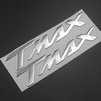 Accessoires Moto 3D L0GO Autocollant Chromé Badge en Plastique Souple pour YAMAHA T-MAX TMAX530 TMAX500 TMAX560 2004 2005 Voiture