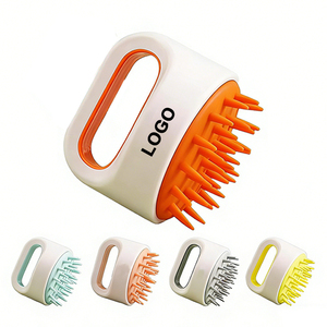 Cepillo de Masaje para Cuero Cabelludo con Logotipo Personalizado, Masajeador Anticaspa, Cepillo Limpiador para Cuero Cabelludo, Exfoliante para Baño, Cepillo para Cabello con Cerdas de ABS - Product Image 1