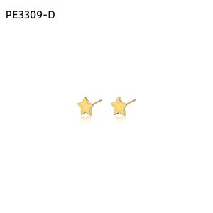 Boucles d'oreilles Amy Amy Star en argent 925, minimalistes, pour un usage quotidien, bijoux pour femmes - Product Image 4