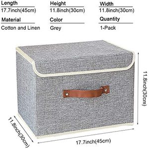 Thùng Đựng Đồ Chơi Muit-Purpose Tại Nhà Máy Việt Nam, Hộp Xếp Đồ Có Nắp Gập Có Nắp Đậy - Product Image 5