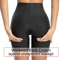 Leggings menstruels pour femmes à taille haute, 4 couches, unis, sans couture, à absorption élevée, séchage rapide, respirants, pour le yoga et les activités sportives