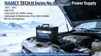 Batterie Sodium-ion NAMEY 12V40Ah 464Wh pour véhicules de tourisme/chariots élévateurs/machines agricoles – Alimentation générale démarrage-arrêt