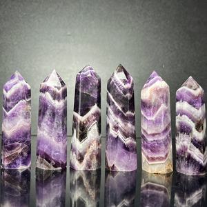 Torre de Amatista de Cristal Natural al por Mayor, Artesanía Tallada Ecológica y Curativa, Piedra Preciosa de Feng Shui, Regalo para el Hogar - Product Image 2