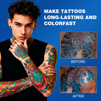Crema para el Cuidado de Tatuajes de Marca Privada, Mejora el Brillo, Restaura el Pigmento, Hidratante, No Grasosa, de Rápida Absorción