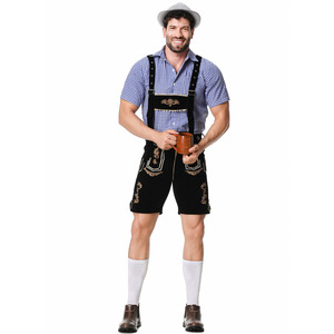 Costumi da Uomo per Halloween e Oktoberfest, Tradizionale Abbigliamento Tedesco Bavarese, Pantaloni da Uomo per <span class=keywords><strong>Cosplay</strong></span> della Birra - Product Image 2