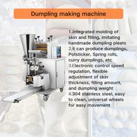 Ligne de production commerciale de raviolis avec machine de formage automatique, coupeur à bols et équipement de mélange de pâte