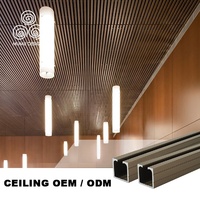 MUMU — panneau de plafond mural extérieur en bois massif, avec revêtement métallique, pour l'intérieur, Style moderne