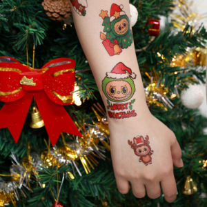 Adesivi per Tatuaggi Temporanei Impermeabili Labuu, Durata 3-7 Giorni, per Corpo e Viso, Regalo di Natale e Capodanno, Disponibili - Product Image 1