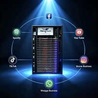 Boîtier PhPhone Farm Box 20 emplacements 64 Go de RAM 4-6 Go de ROM pour le trafic de domaines privés et le marketing par lots WeChat/WhatsApp