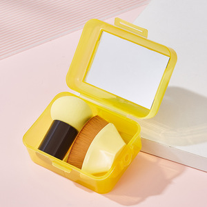 Ensemble d'éponges de maquillage 4-en-1 en forme de champignon, éponge cosmétique sans latex avec 55 #   Kit de pinceaux pour fond de teint - Product Image 2