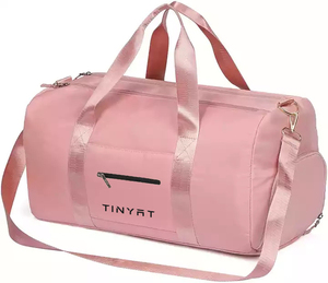 Offre Spéciale Logo personnalisé passer la nuit week-end fourre-tout sac polochon étanche Gym sport rose voyage sac polochon pour femmes hommes filles - Product Image 1