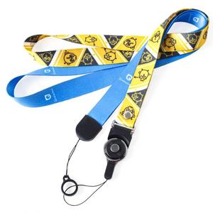 Échantillon gratuit Pas de commande minimum Lanière imprimée personnalisée Sangle de cou longue Support d'identification Polyester Satin Nylon Matériel pour fin d'assurance - Product Image 3