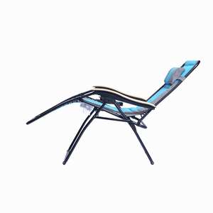 Piscine extérieure chaise de patio chaises longues zéro gravité <span class=keywords><strong>pliable</strong></span> chaise longue en aluminium haute rétention soleil Massage feuille zéro gravité plage - Product Image 5
