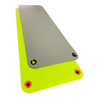 Tapete de Yoga Peak Extra Grueso de 10 mm de Alta Densidad NBR con Ojales y Correa de Transporte, Antideslizante y Resistente al Sudor, para Ejercicio en Casa, Gimnasio y Yoga