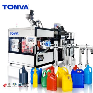Machine de fabrication de bidons d'huile en plastique HDPE de 5 L par extrusion-soufflage - Product Image 1