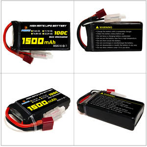 Pulfly <span class=keywords><strong>1500mah</strong></span> 100c <span class=keywords><strong>7.4v</strong></span> 2s rc lipo 11.1v 3s 4S 6s 6s סוללה נטענת מזל ט ליתיום פולימר עבור חלקי מרובע rc - Product Image 6