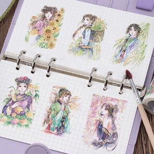 กระดาษกาววาชิแบบธรรมดาแผ่นฟอยล์สีทองญี่ปุ่นสติกเกอร์กระดาษกันน้ำร้อนละลายน้ำได้ติดกาวอะคริลิค - Product Image 6