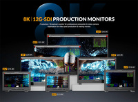 Lilliput Desktop 4K HDMI 3G-SDI 12 g-sdi 8K direktur Quad View siaran Monitor produksi dengan 3D Lute HDR
