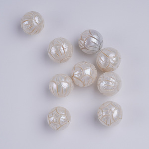 Wholesale 11-14mm Natural Freshwater Carved White Color Options DIY Particle Accessories for Bracelets Necklaces <b>Piercings</b> - Product Image 4