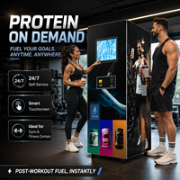 Mesin Penjual Protein Powder dengan Sistem Pengadukan Independen dan Manajemen Jarak Jauh Android Cerdas untuk Pusat Kebugaran