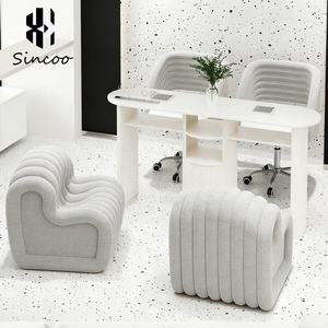 Manufacturer Manicure <b>Nail</b> Salon Tables Modern Custom Colors <b>Nail</b> Art Station Table <b>Desk</b> Mesa De Manicura with Dust Collector - Product Image 2