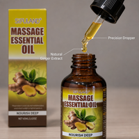 Huile Essentielle de Massage au Gingembre SiFULAND 60ml Soin Corporel Nourrissant Raffermissant Relaxant Spa Vente en Gros OEM ODM Marque Privée