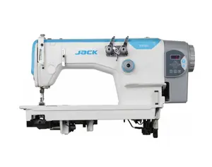 Gloednieuwe Jack JK-8558G Ketting Naaimachine Dubbele Naaldsteek Machine Voor Het Naaien Van Shirts En T-Shirts