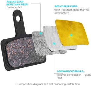 Plaquettes de <span class=keywords><strong>frein</strong></span> de vélo semi-métalliques haute performance <span class=keywords><strong>TRP</strong></span> pour Tektro pour Shimano Deore ressort à disque de VTT Compatible pour la route - Product Image 4