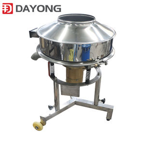 मिट्टी के लिए उच्च आवृत्ति मिनी मोबाइल आटा स्लरी गोल चारों ओर कंपन स्क्रीन सीव मशीन - Product Image 3