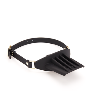 Giocattoli sessuali bocca morso vassoio in Silicone mani e piedi bocca ammanettata palla professionale mordente tuta - Product Image 6