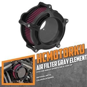 دراجة نارية ، عنصر أحمر ، فلتر سحب شفاف باستخدام الحاسب الآلي لهارلي بجولة FLHX FLHT ، كسر ذيل ناعم ، دينا سبورتستر XL - Product Image 2