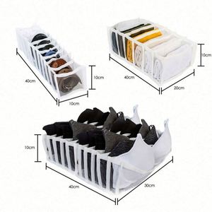 Transparent Home Storage Organizer Underwear Clear Plastic Storage Bag Dividers Organizer Container Colmeia Organizadora Para - Product Image 6