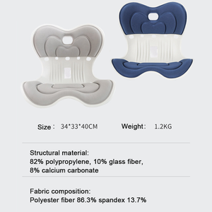 Cojín Ventilado y Refrescante para Silla de Oficina, Hogar o Auto, con Soporte Lumbar Contorneado y Masaje, para Verano y Primavera, Durable - Product Image 5