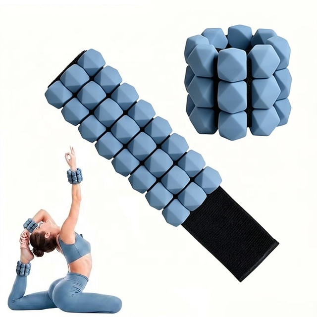 Manufacturer Custom Silicone Weight-bearing Bracelet Wrist Ankle Weights for Training Yoga Gym OEM Tooling Durable Sport Bands