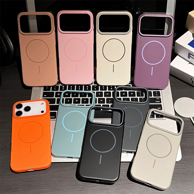 Skin Sensitive Magnetic Phone case Suitable for Iphone17 16 Protective case 15promax Drop Resistance All-inclusive 14