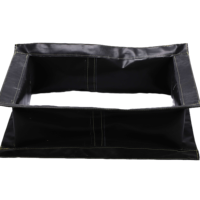 Les joints de dilatation de conduit de soufflet en caoutchouc de silicone noircissent la résistance à hautes températures