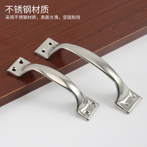 Stainless Steel Bow Handle 5 <b>6</b> Inch Wardrobe <b>Drawer</b> Cabinet Traditional Easy Installation - Product Image 4