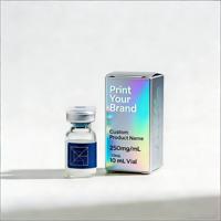 Étiquettes d'emballage pour flacons de peptides avec impression de logo personnalisé, 1 ml, 3 ml, 10 ml, boîtes en carton pour flacons individuels, hologrammes, emballages et étiquettes