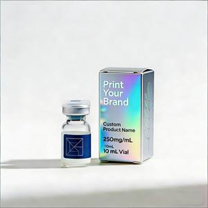 <span class=keywords><strong>Etichette</strong></span> Personalizzate per Confezioni di Fiale Peptidiche, Scatole in Cartone con <span class=keywords><strong>Ologramma</strong></span> per Fiale Singole da 1ml, 3ml, 10ml - Product Image 3