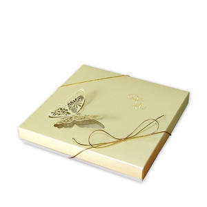 Caja de Invitación de Boda de Cartón de Lujo Personalizada, Cajas de Embalaje de Papel Elegantes con Laminado Mate, Cartón Reciclable - Product Image 3