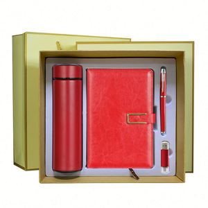Custom Luxury Office Promotional Gifts With Logo Leather <b>Notebook</b> Gift <b>Set</b> and Pen Business Gift <b>Set</b> - Product Image 3