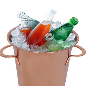 Mantiene las Bebidas Frías por Más Tiempo, Cubo de Hielo para Champán de Acero Inoxidable, Color Oro Rosa, Cubo de Doble Uso para Vino y Cerveza para Cenas - Product Image 5