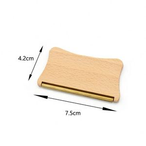 Removedor de Pelusas de Madera de Haya Natural, Rasuradora de Telas para Ropa y Suéteres - Product Image 6
