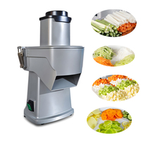 Restaurant Groentesnijder Commerciële Automatische Uienfruit-En Hakselsnijmachine