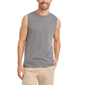 <b>Men's</b> Slim Fit Fitness <b>Singlets</b> Knitted Embroidery Breathable 100% Cotton Quick Dry Eco-Friendly Gym Tank Top Summer Outdoor - Product Image 4