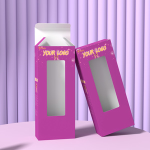 Fabricant d'emballage de cadeau de poupée bébé fille pliable personnalisé, boîte de papier d'emballage de jouets pour enfants avec fenêtre en PVC - Product Image 2