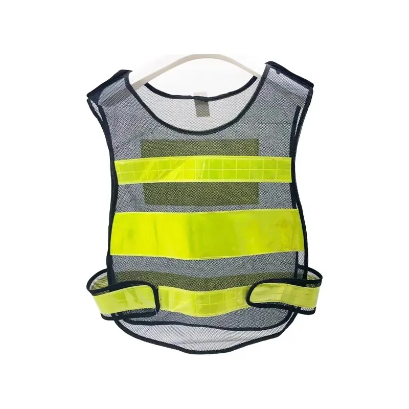 HBC дешевая высокая видимость, одежда для промышленной безопасности, жилет с индивидуальным логотипом, светоотражающие ремни безопасности, жилет