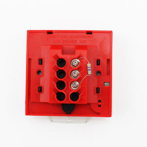 Venta completa 24V <span class=keywords><strong>Alarma</strong></span> <span class=keywords><strong>de</strong></span> incendio reiniciable botón <span class=keywords><strong>de</strong></span> llamada manual <span class=keywords><strong>de</strong></span> emergencia con cubierta - Product Image 3