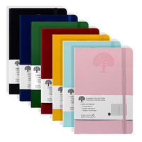 Carnets à couverture rigide en PU A4 A5 A6, logo personnalisé, carnet de notes uni, impression de logo, carnet à couverture rigide en lin