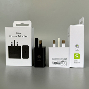 อะแดปเตอร์แปลงไฟ 25W รุ่นใหม่ T2510 Gan Charger USB-C แบบลูกบาศก์ หัวปลั๊ก EU UK ชนิด Type C ชาร์จเร็วพิเศษ สำหรับ <span class=keywords><strong>Samsung</strong></span> S25 S24Ultra <span class=keywords><strong>A53</strong></span> S23 - Product Image 1
